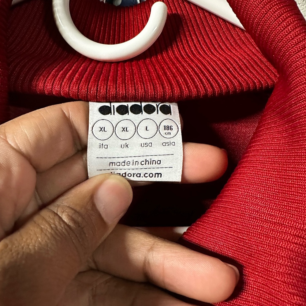 Diadora Bold Red Knitwear - Picture 2 of 5